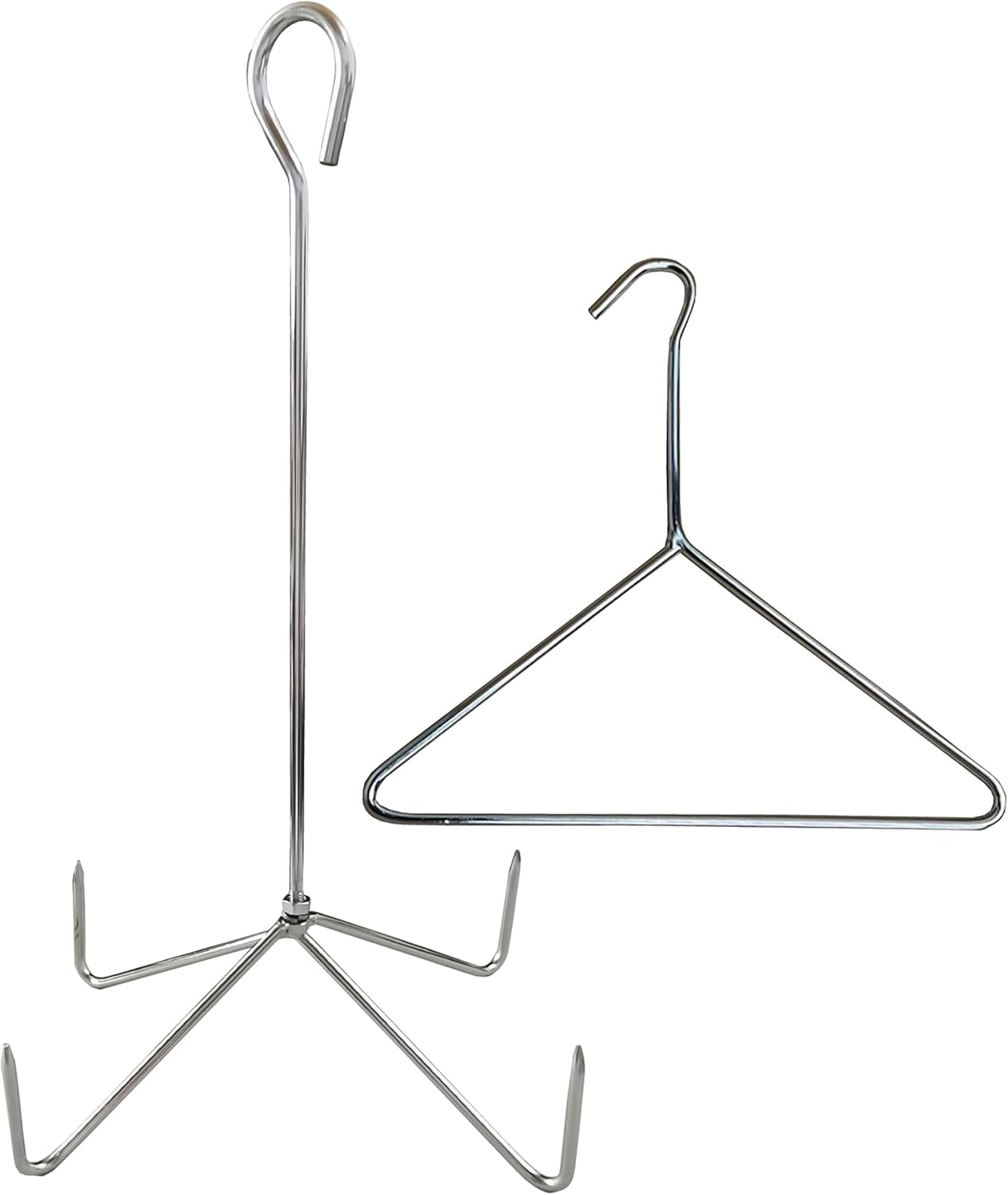 King Kooker Turkey Rack and Lifting Hook Kit. for Use with King Kooker Turkey Fryer Packages, Chrome