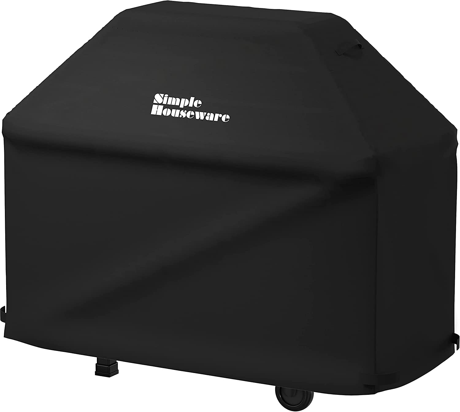 Simplehouseware 55-Inch Waterproof Heavy Duty Gas BBQ Grill Cover, Weather-Resistant Polyester