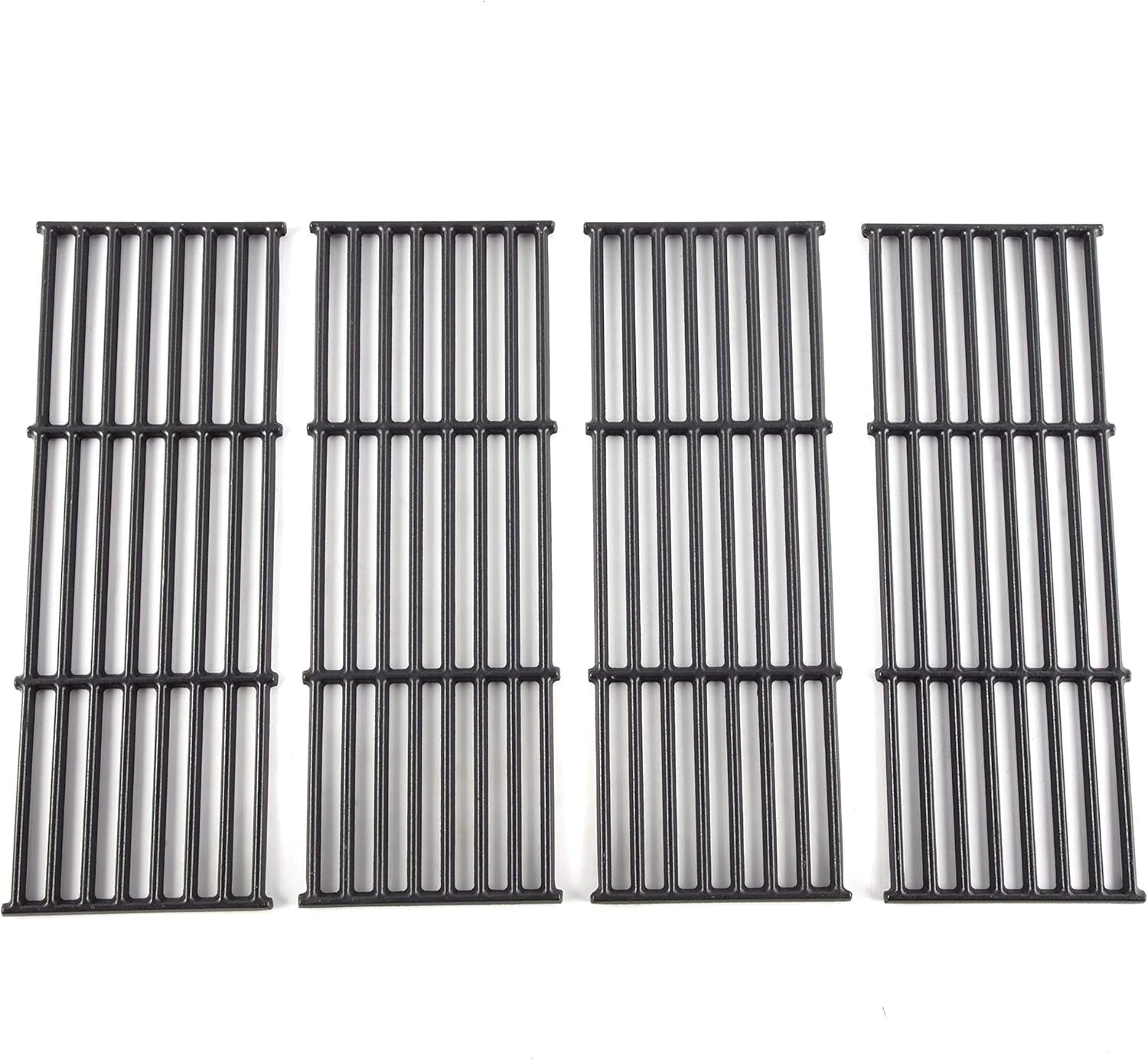 BBQ Future 17 3/8" Grill Grates Replacement for Broil King Baron 320 340 420 440 490, Cast Iron Cooking Grates Grids for Broil-Mate Huntington Sterling and Most Gas Grill Models, (4-Pack)