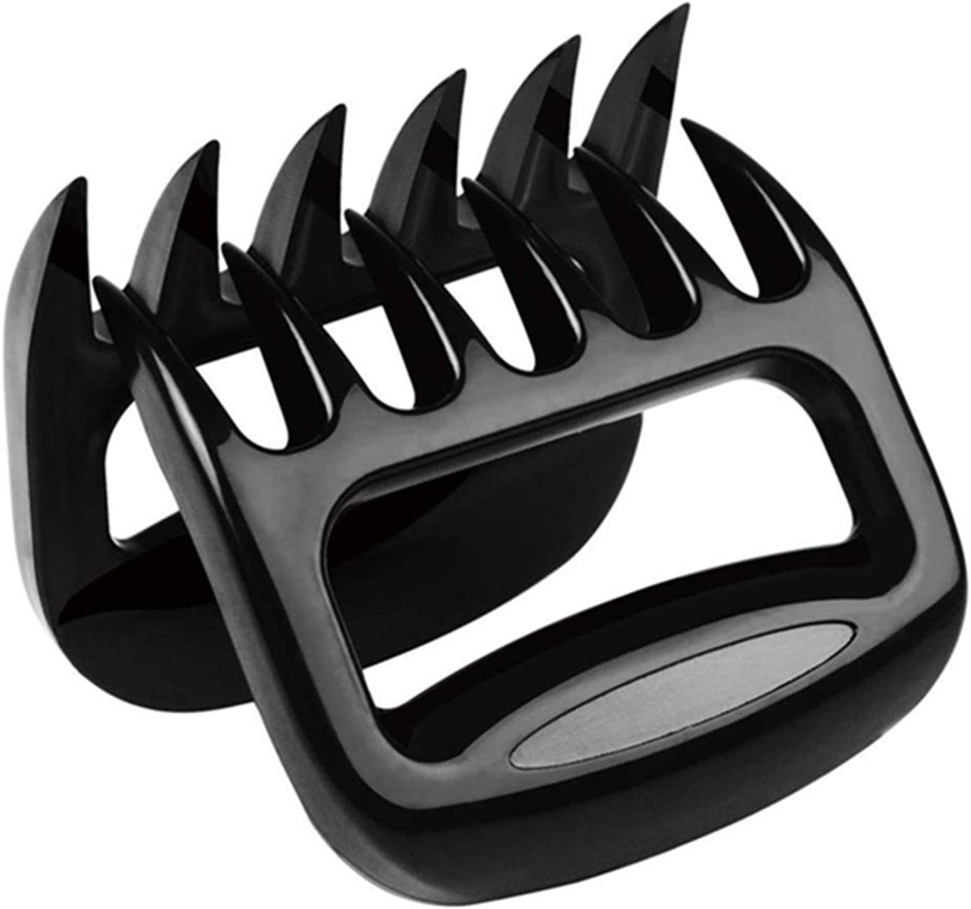 BBQ Meat Shredder Claws for Pulled Pork, Full Solid BBQ Meat Shredder Claws, Grill Smoker Meat Claws, Smoked Barbecue Grilling Accessories (Black) Upgraded