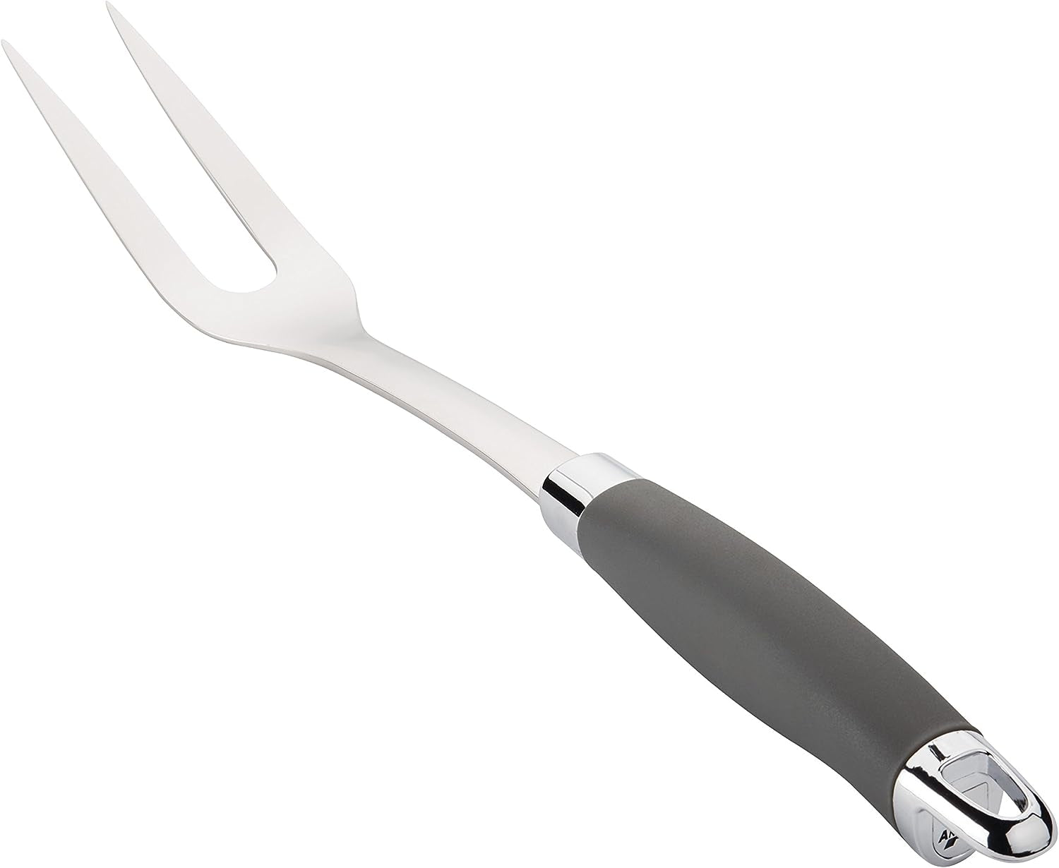 Anolon Suregrip Stainless Steel Meat Fork/Kitchen Tool, 13.25 Inch, Gray,46288