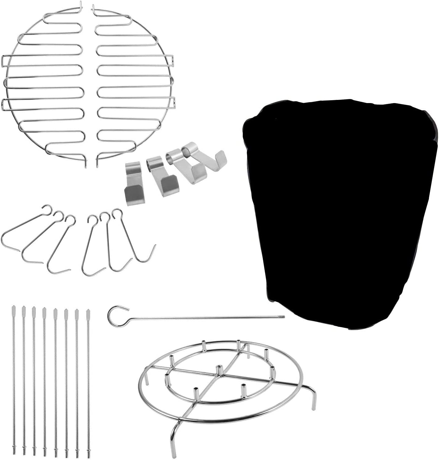 Turkey Fryer Parts Kit for Char-Broil the Big Easy Accessories with Water-Resistant 24 Inch round Grill Cover