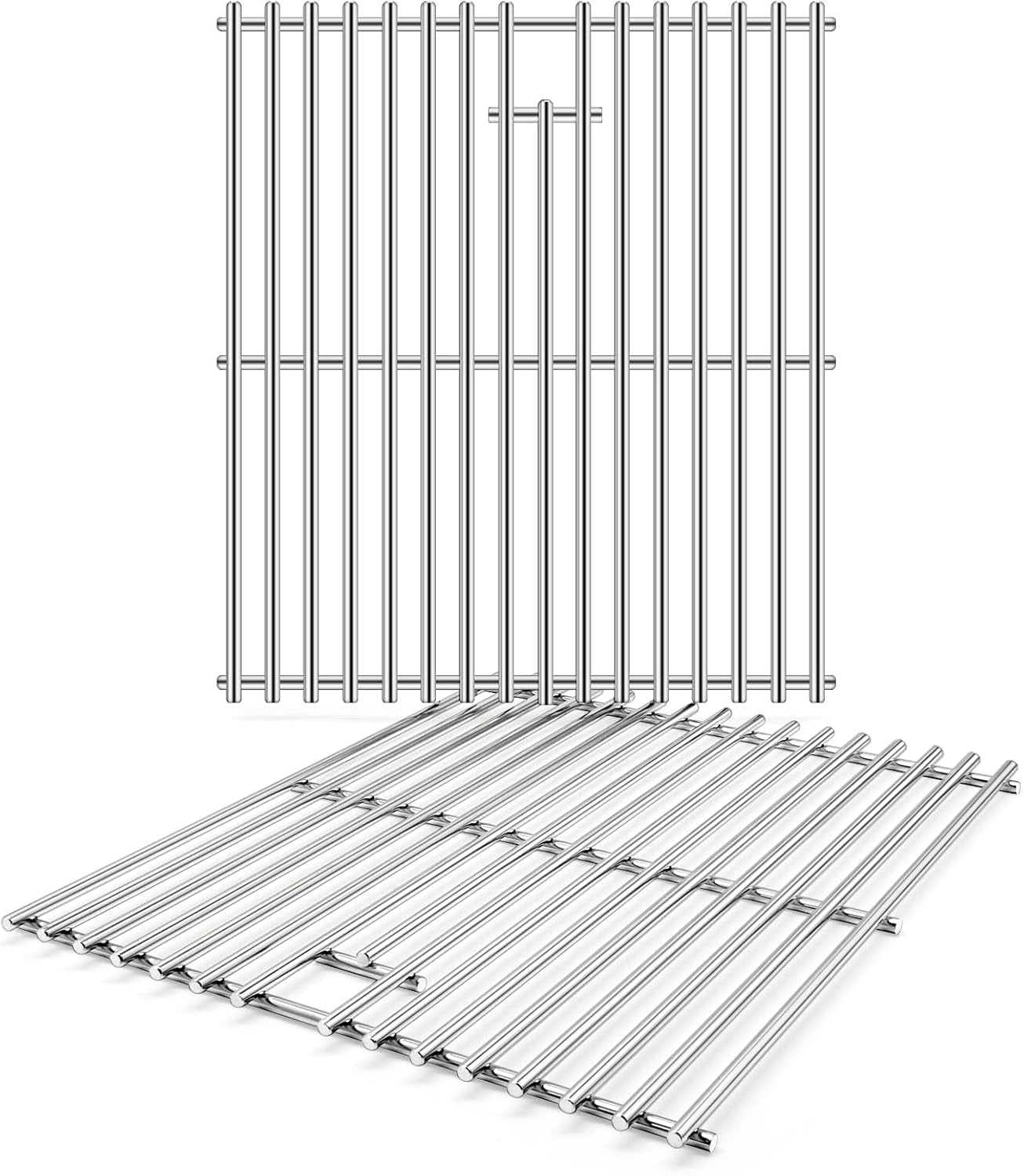 Criditpid BBQ Grates Replacement for Broil King 9865-54, 9956-54, 9865-14 Models, 15" Heavy Duty Stainless Steel Cooking Grids for Broil-Mate, Sterling, Huntington Grill.