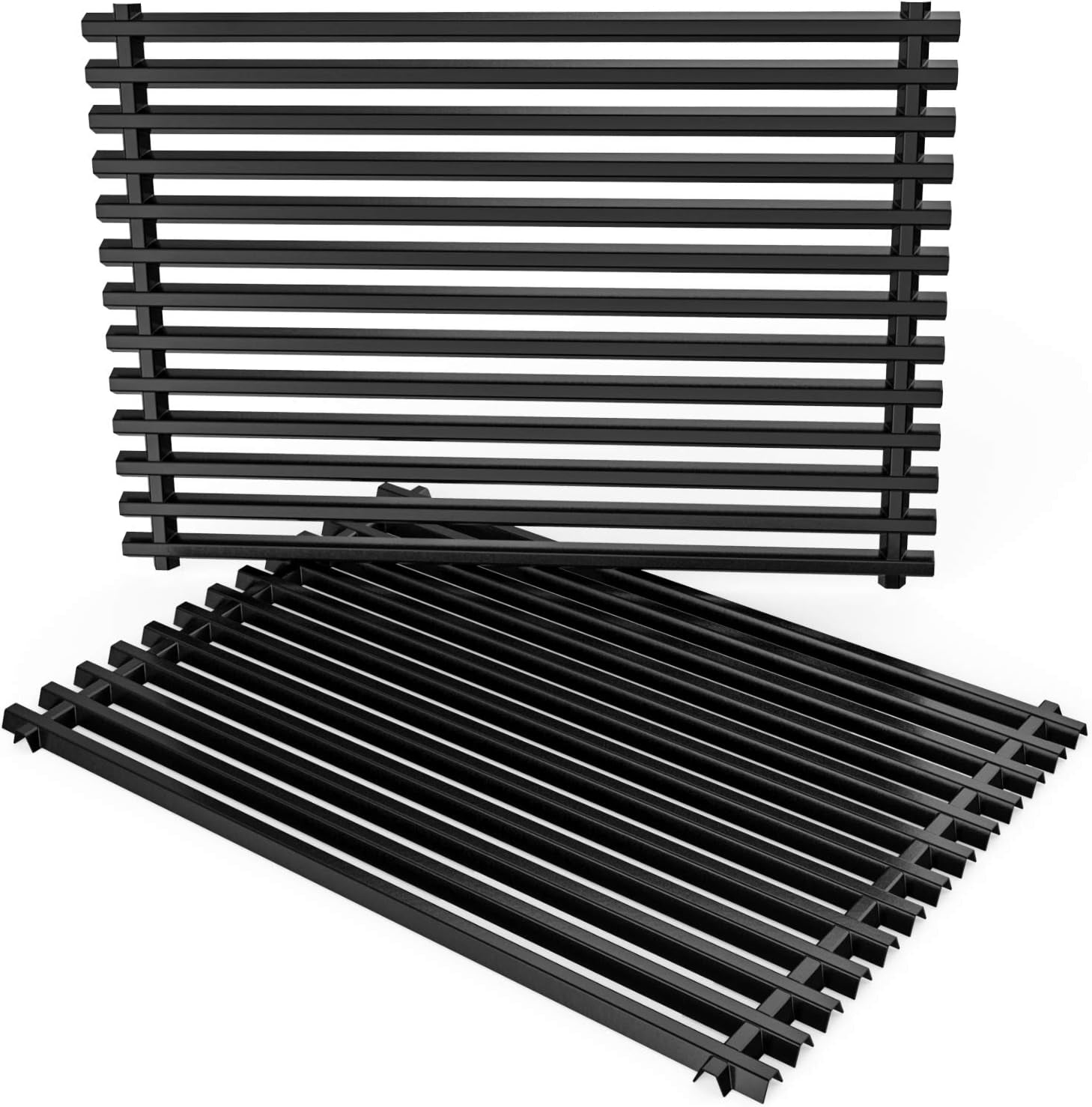 Onlyfire Porcelain Enameled Steel Replacement Cooking Grill Grid Grates Fit Weber 7525 for Spirit Genesis Grills, Lowes Model Grills