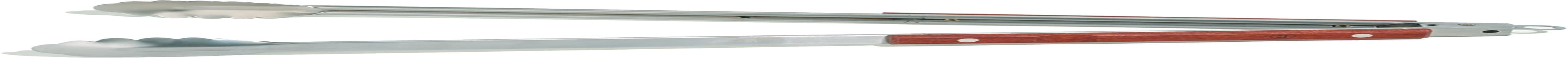 Outset Rosewood Grill Tools, Extra Long Locking Tongs, 22", Stainless Steel