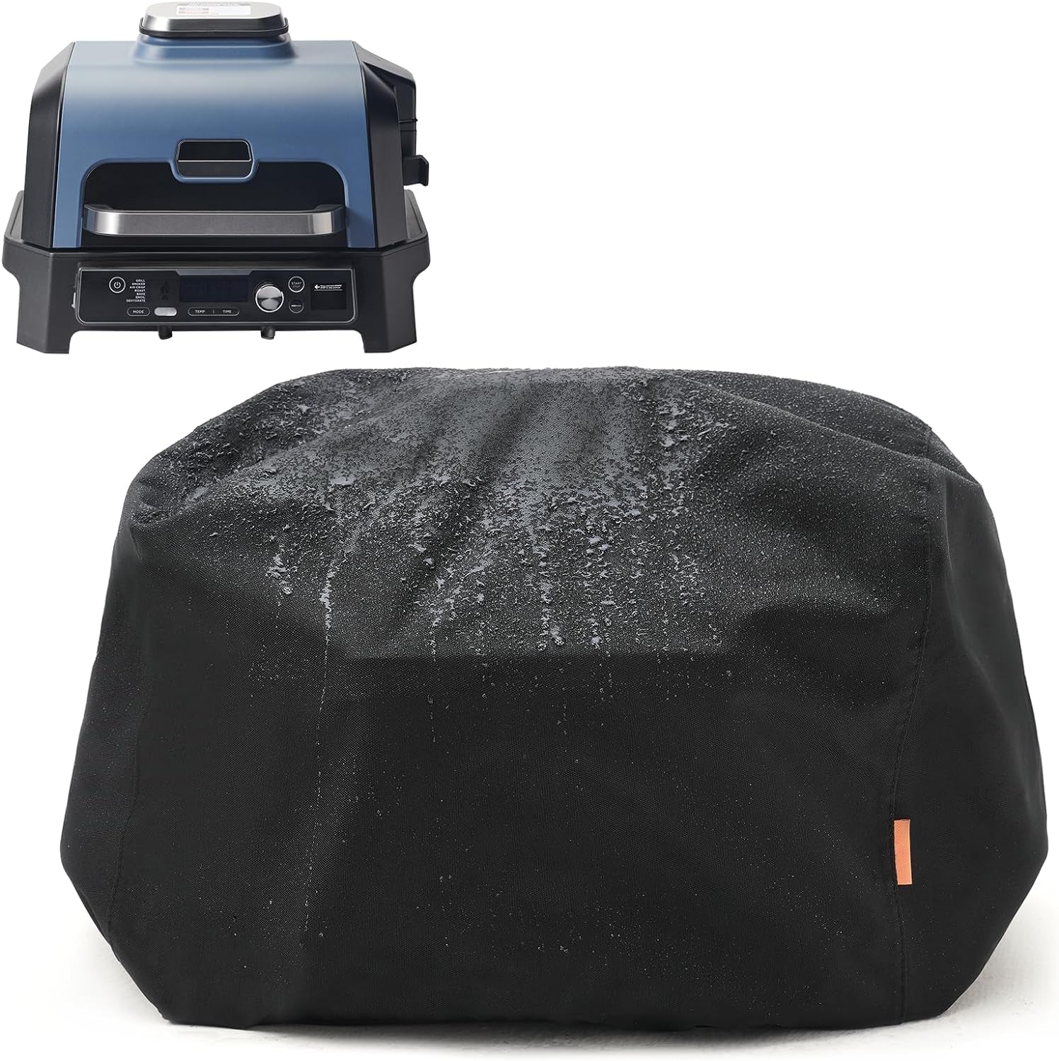 TRAVELIT Waterproof Cover for Ninja Woodfire Pro Premium XL Outdoor Grill, Outdoor Grill Accessories for Ninja Outdoor Wood Fire Smoker Air Fryer OG951, Windproof Drawstring Closure (Cover Only)