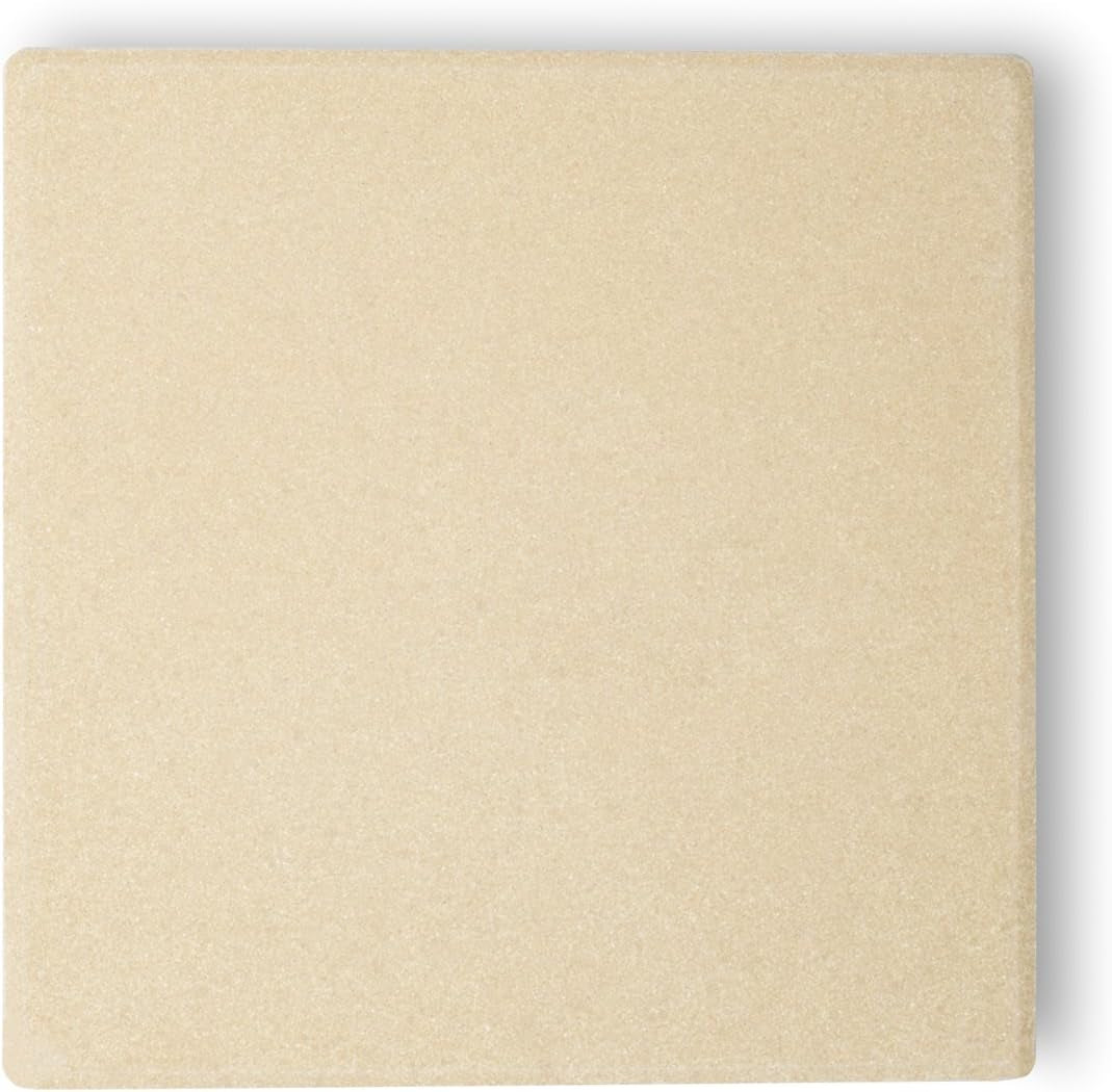 Outset 76176 Pizza Grill Stone Tiles, Set of 4, Tan, 7.5"